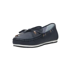 Selected By La.ra Mocassin Blauw