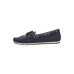 Selected By La.ra Mocassin Blauw