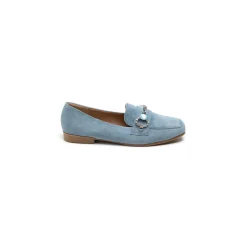 Selected By La.ra Mocassin Blauw