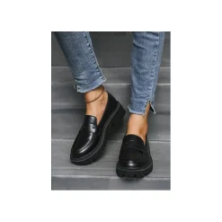 Selected By La.ra Mocassin Zwart