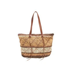 Selected By La.ra Shopper en family bag Beige