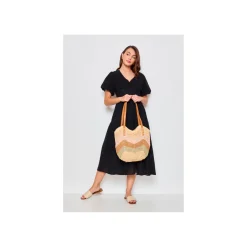 Selected By La.ra Shopper en family bag Beige