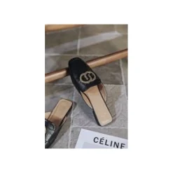 Selected By La.ra Slipper Zwart