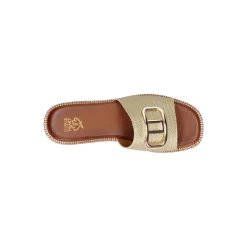 Selected By La.ra Slipper Goud