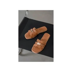 Selected By La.ra Slipper Camel