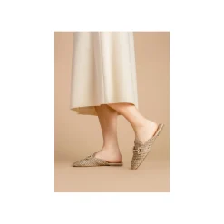 Selected By La.ra Slipper Taupe