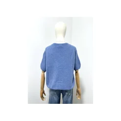 Selected By La.ra T-shirt Blauw