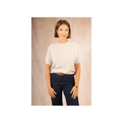 Selected By La.ra T-shirt Beige