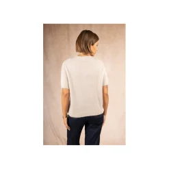 Selected By La.ra T-shirt Beige