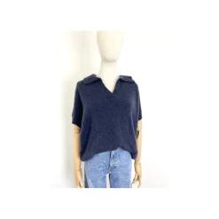 Selected By La.ra T-shirt Blauw