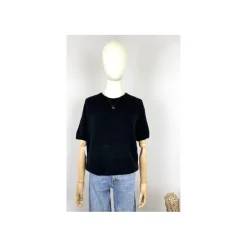 Selected By La.ra T-shirt Zwart