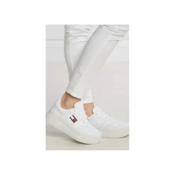 Tommy Jeans Lage sneaker Wit