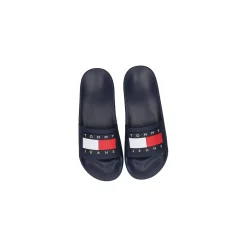 Tommy Jeans Slipper Blauw