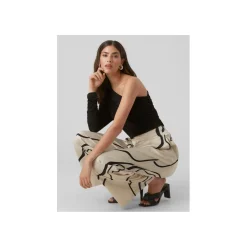 Vero Moda Broek Beige