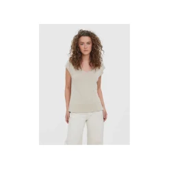 Vero Moda T-shirt Beige