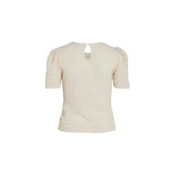 Vila T-shirt Beige