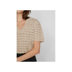 Vila T-shirt Beige