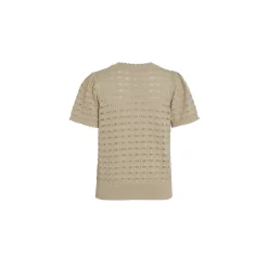 Vila T-shirt Beige