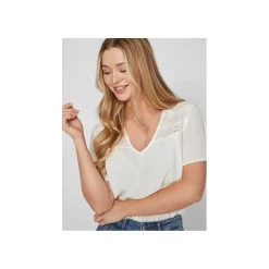Vila T-shirt Wit